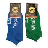 جوراب طرح تلگرام و واتساپ