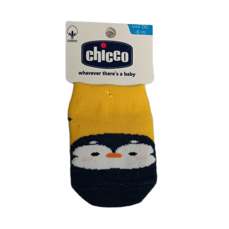 جوراب نوزادی چیکو طرح پنگوئن