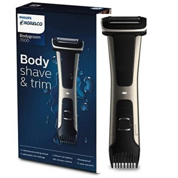 ماشین اصلاح موی بدن فیلیپس مدل 49_BG7030 به همراه تیغ یدک