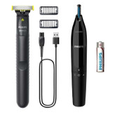 ماشین اصلاح موی صورت فیلیپس مدل وان بلید به همراه موزن بینی