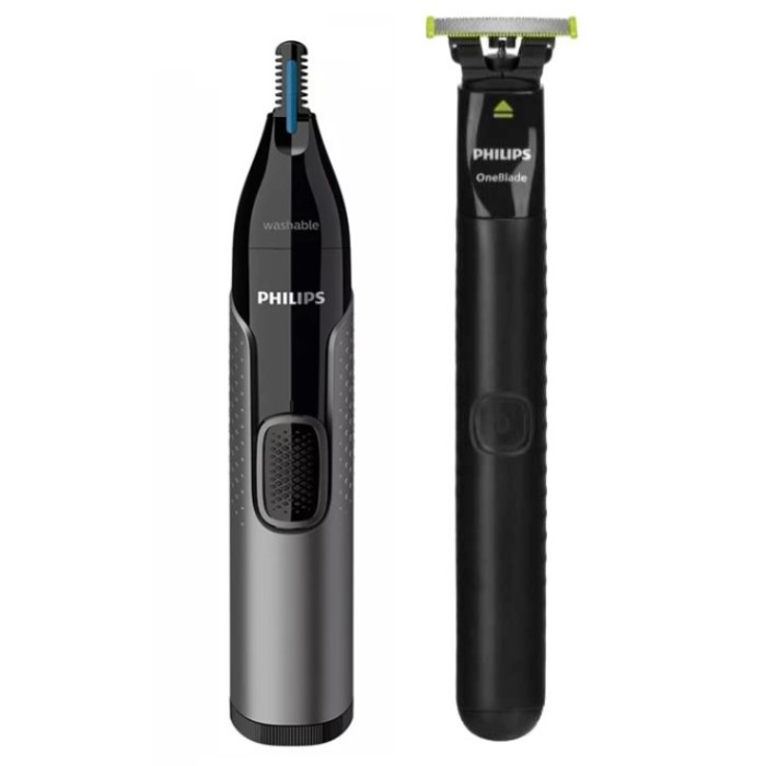 ماشین اصلاح موی صورت فیلیپس مدل وان بلید به همراه موزن بینی