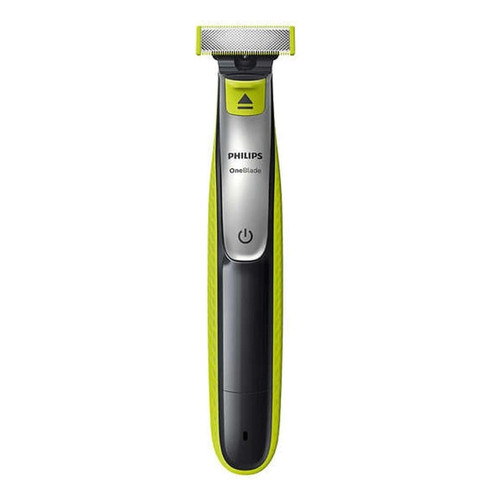 ماشین اصلاح موی صورت و بدن شارژی فیلیپس مدل QP2834/60 با فناوری OneBlade، ضد آب، تیغه استیل ضد زنگ، خط زن و حجم زن، همراه با 2 تیغه یدک، شارژ 240 دقیقه و زمان استفاده 60 دقیقه
