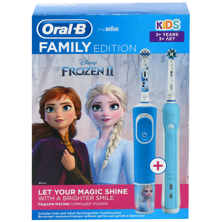 مسواک برقی اورال-بی مدل FAMILY EDITION مدل فروزن مجموعه 2 عددی