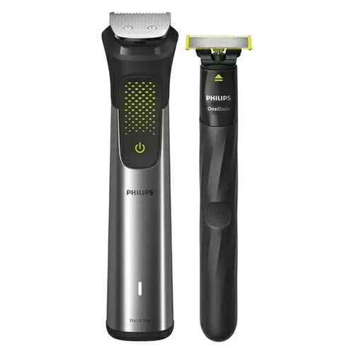ماشین اصلاح موی سر و صورت فیلیپس مدل MG9553 با 45 تیغه، باتری 1200mAh، شارژ سریع USB، طراحی ارگونومیک، ضدآب برای استفاده زیر دوش و شانه قابل تنظیم دستی